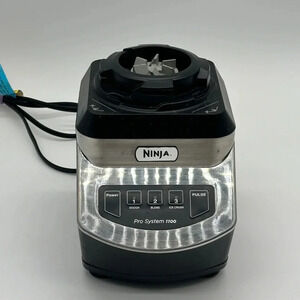 Ninja Pro System 1100 Blender Base - Black and Silver